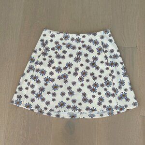 Altar’d State Blue Daisy Floral Mini Skirt With Pockets Women’s XS